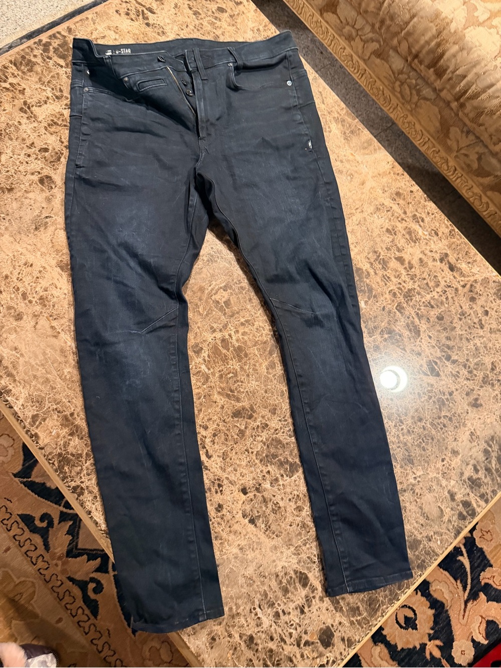 G-Star 3D Super Slim  Skinny Jeans in Black 32W 34L